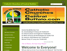 Tablet Screenshot of catholicchurchesofcentralbuffalo.com